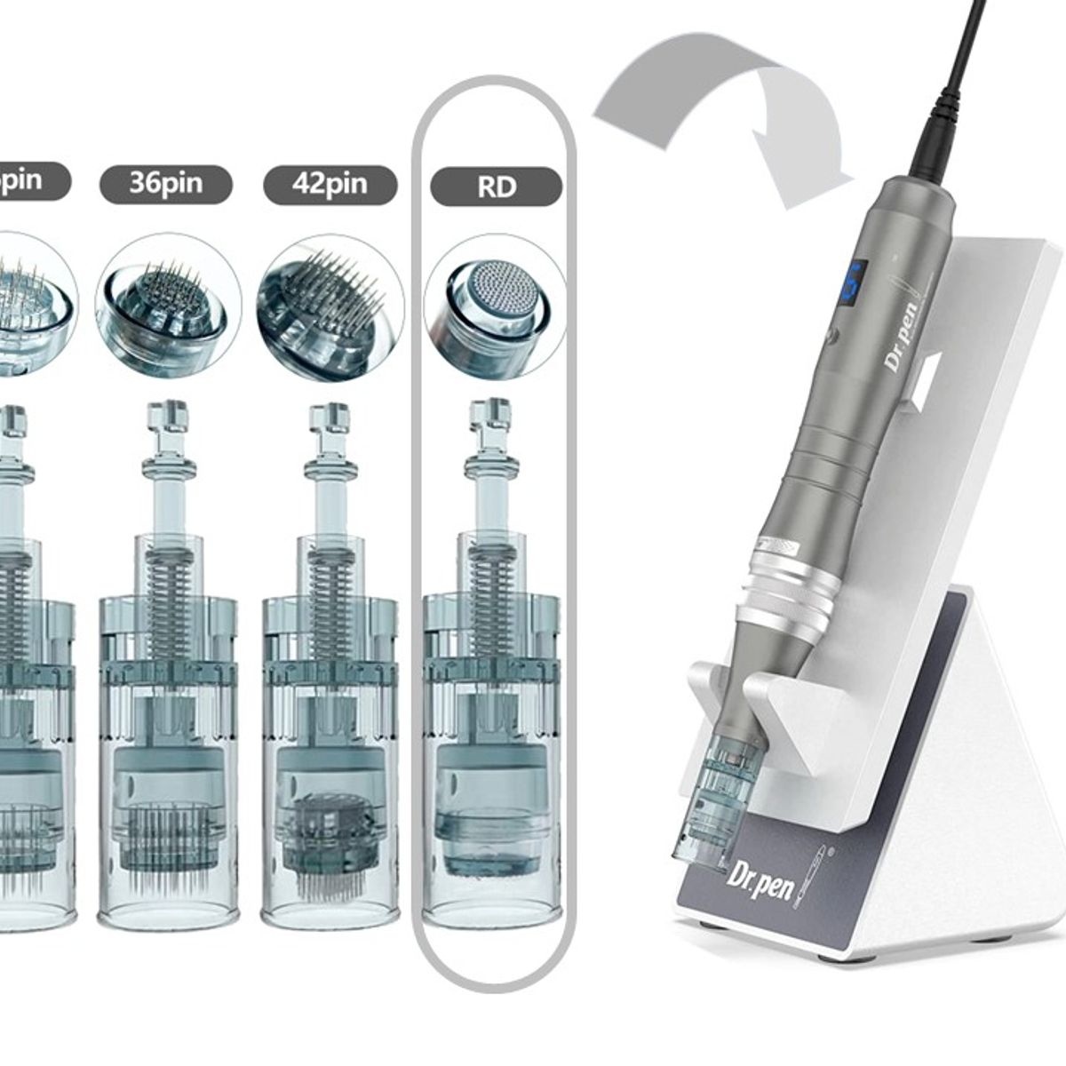 GENERICO - Cartucho Dermapen Dr. Pen M8 Nano Round Pack 10