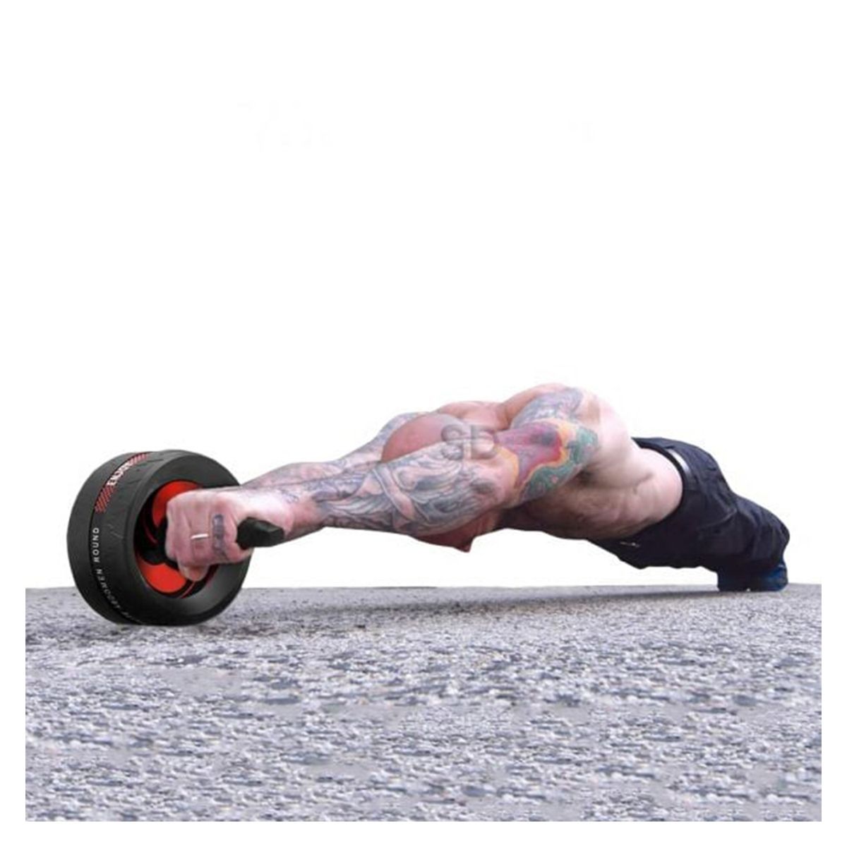 SDFIT - Rueda abdominal PRO doble abs 33 cm de ancho