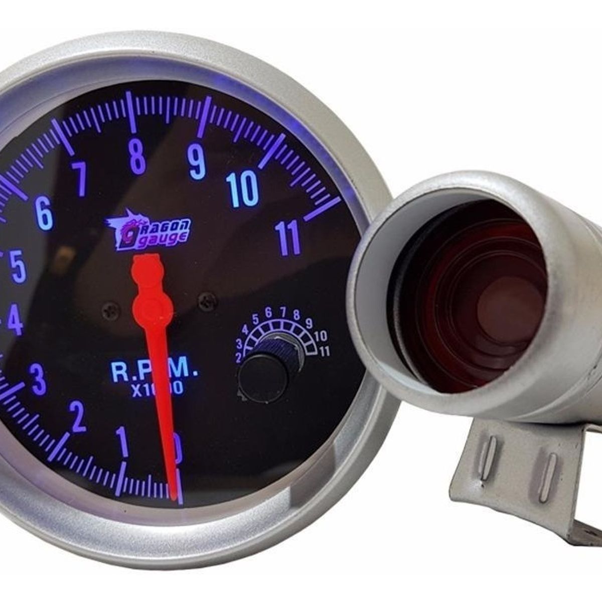 GENERICO - Tacometro Rpm Deportivo Shift Light Auto Tunning