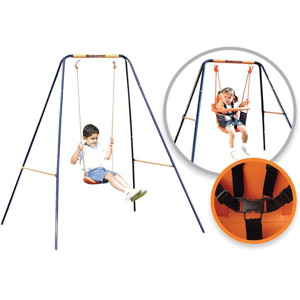 HEDSTROM - Columpio Unitario 2 En 1 Hedstrom