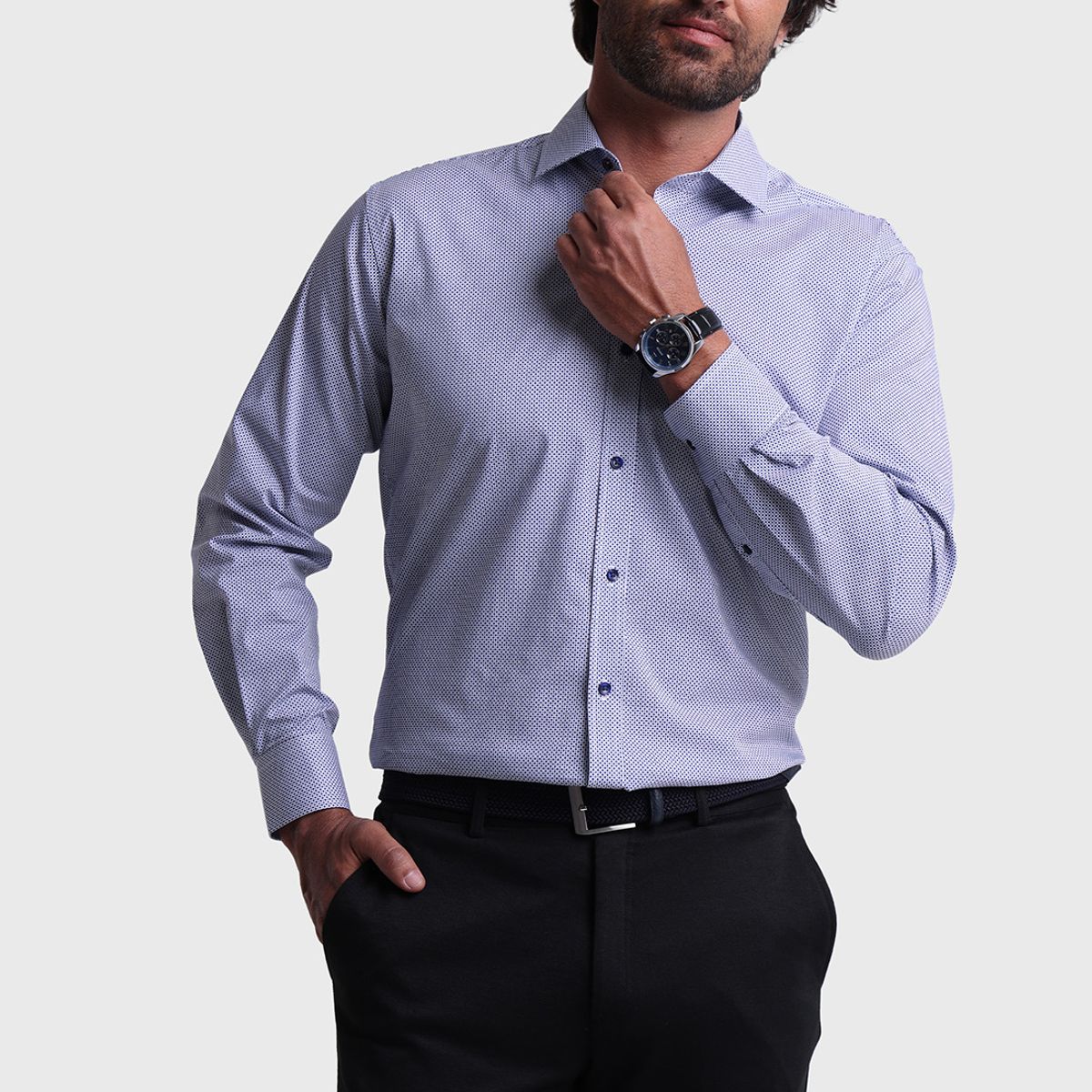 ARROW - Camisa Formal Spandex Print Arrow ARROW