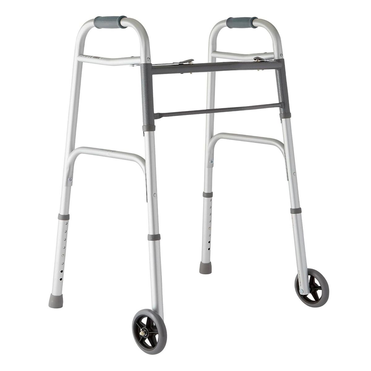 GLOMED - Andador Burrito Ortopédico Aluminio Plegable Con 2 Ruedas GLOMED