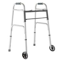 Andador Burrito Ortopédico Aluminio Plegable Con 2 Ruedas