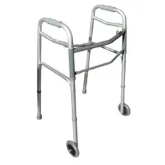 GLOMED - Andador Burrito Ortopédico Aluminio Plegable Con 2 Ruedas