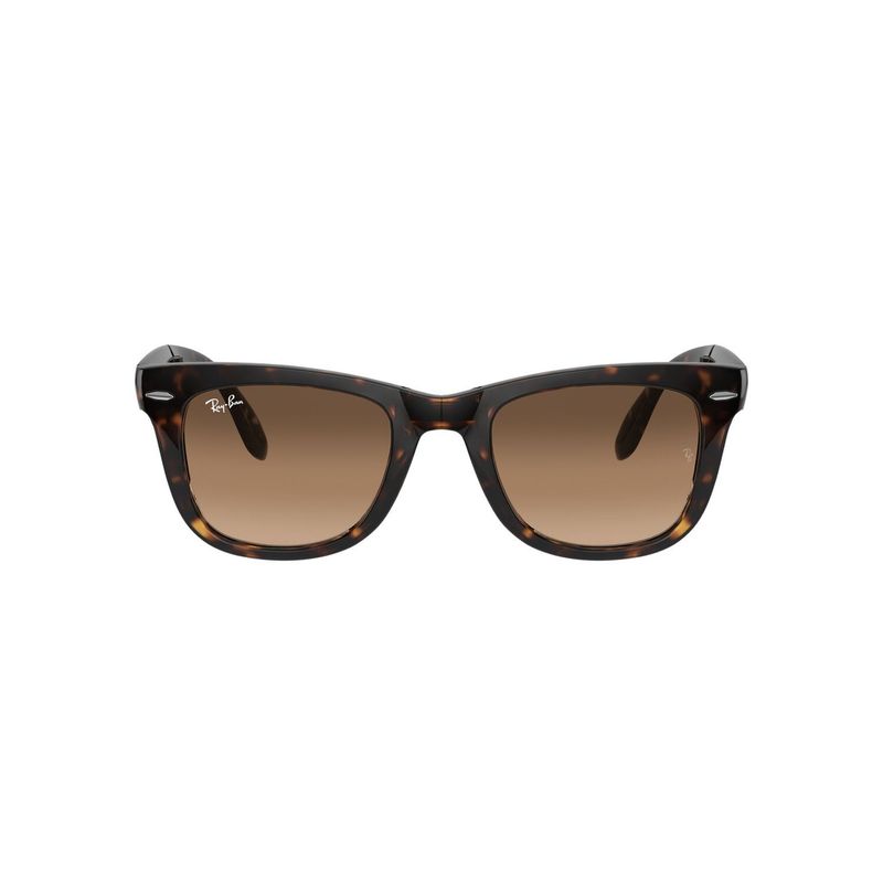 RAY BAN - Anteojos De Sol RayBan RB4105 Folding Wayfarer Havana Hombre
