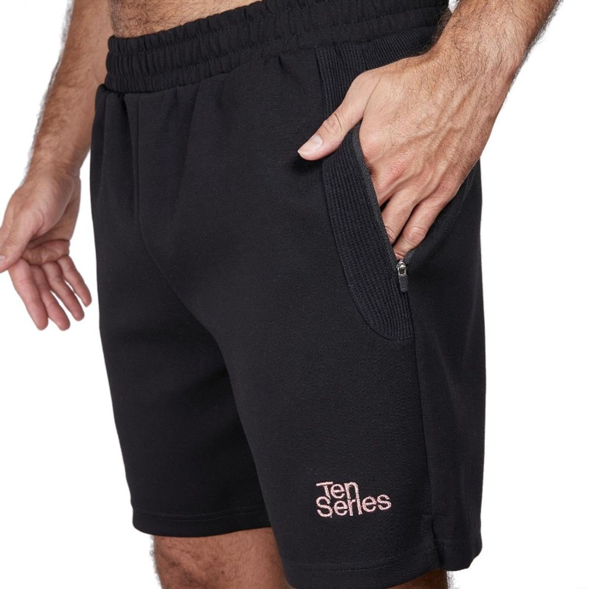 TEN SERIES - Short  Deportivo  Negro Ten Series