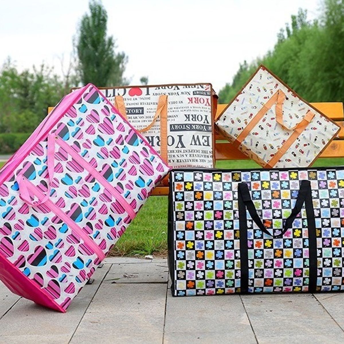 GENERICO - Bolsa Multiuso Ecológica Reutilizable 80x60x25cm Impermeable