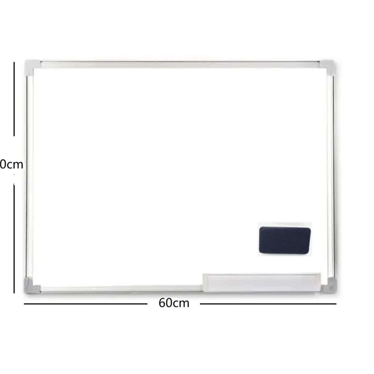GENERICO - Pizarra Acrilica 40x50 cm de pared  Borrador