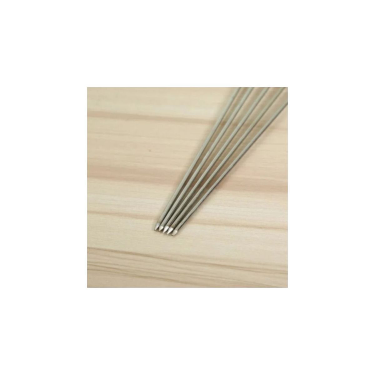 GENERICO - X12 Pinchos Para Barbacoa Parilla Asado Acero Bbq 42cm.