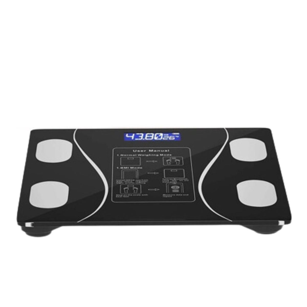 GENERICO - Balanza Pesa Baño 180kg Inteligente Bluetooth App Smart