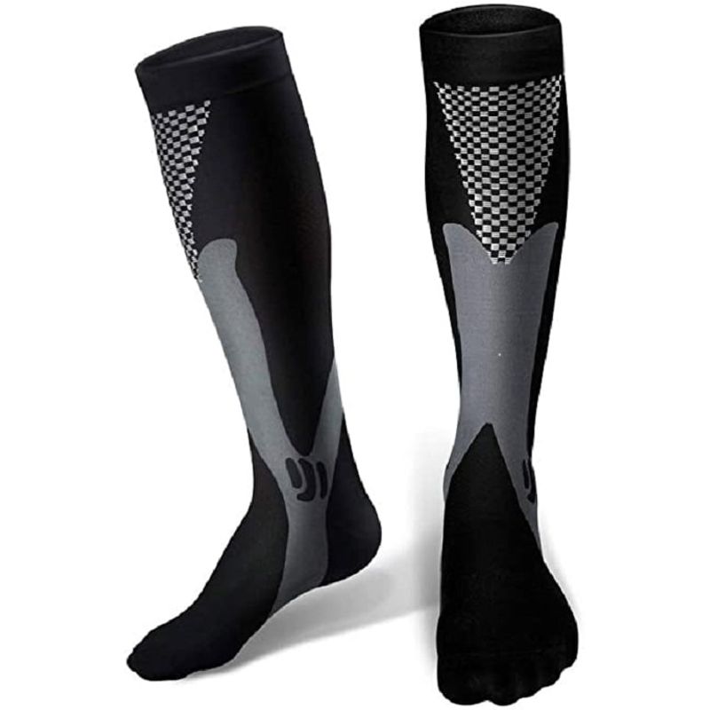 GENERICO - Calcetines Deportiva Larga - Futbol Running Basket Adulto