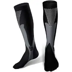 GENERICO - Calcetines Deportiva Larga - Futbol Running Basket Adulto