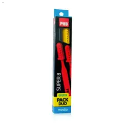 PHB - Pack 02 Cepillo Dental Super 8 Medio
