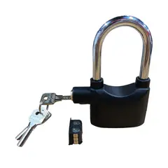GENERICO - Candado Con Alarma Para Moto - Bicicletas