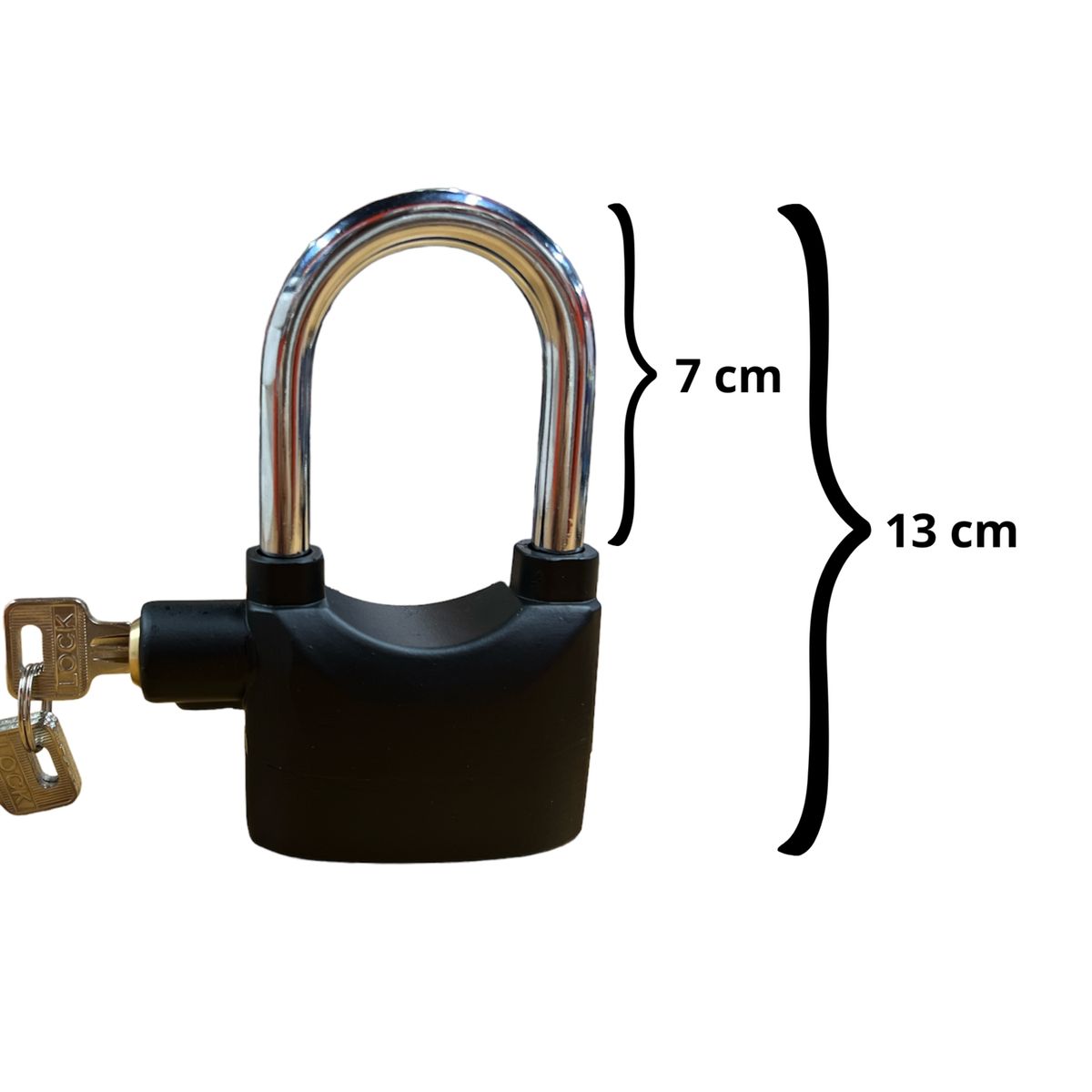 GENERICO - Candado Con Alarma Para Moto - Bicicletas