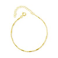 Pulsera Punto Coma Enchapada Oro 18K