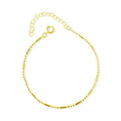 ANDREA COGGIOLA JOYAS - Pulsera Punto Coma Enchapada Oro 18K