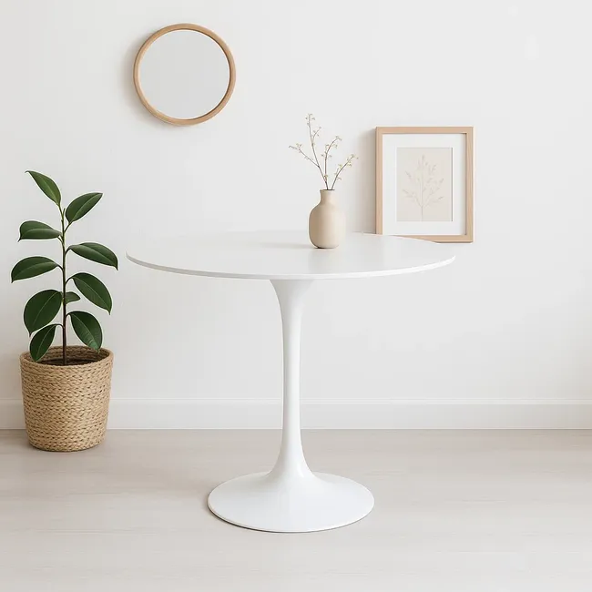 KLIK - Mesa de Comedor Tulip 80cm - Blanca KLIK