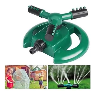 Imagen 2 del producto Aspersor 360 Grados Giratorio 3 Brazos Para Mangueras Riego jardin