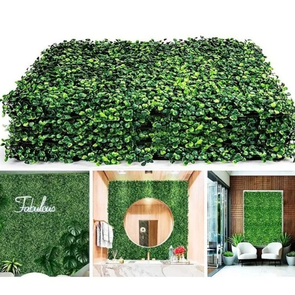 GENERICO - 10 Malla Palmeta Trebol Valla Cerca Pasto Planta Enredadera