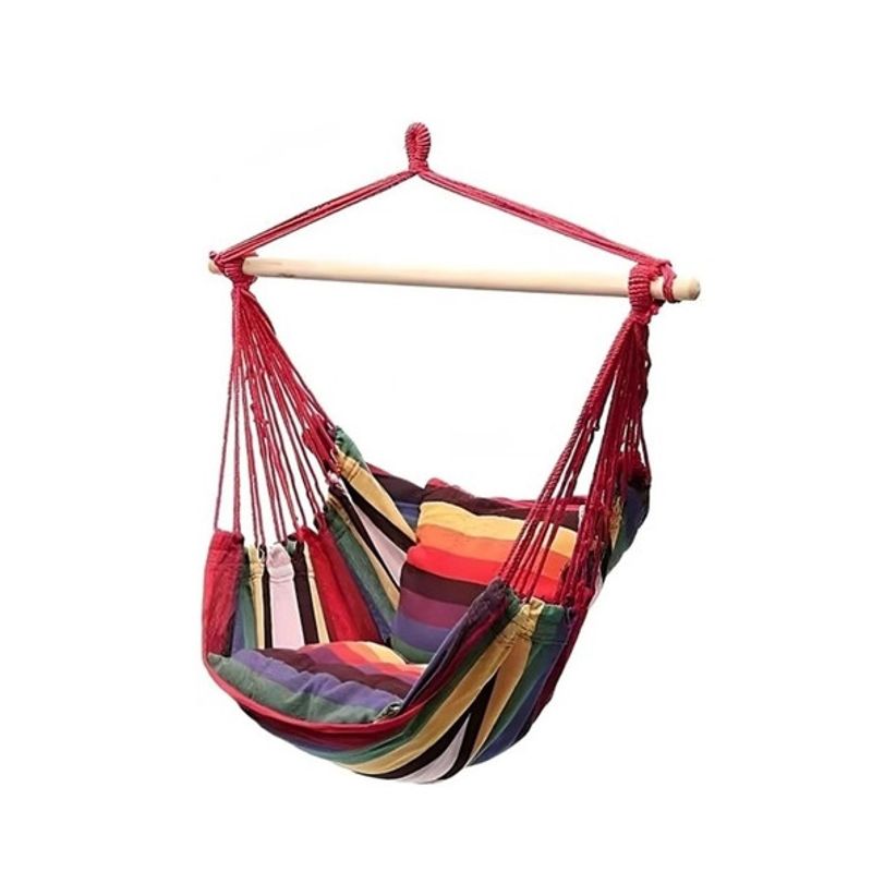 GENERICO - Silla Hamaca Con Palo Para Interior y Exterior