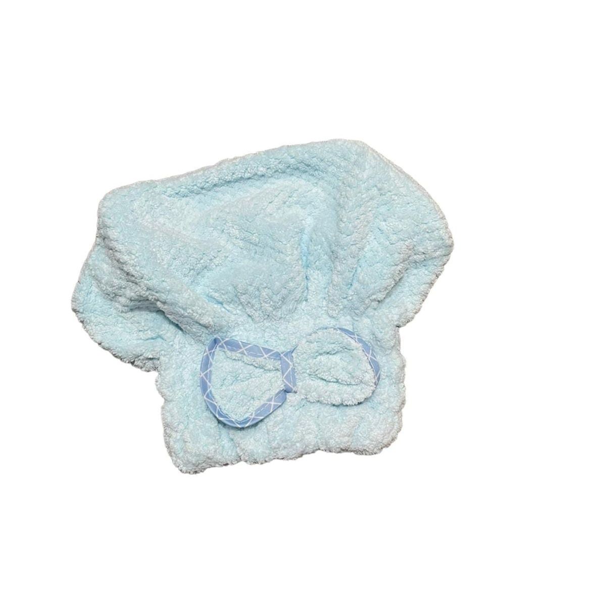 GENERICO - Gorro Toalla Para Secar Cabello Ducha - CELESTE