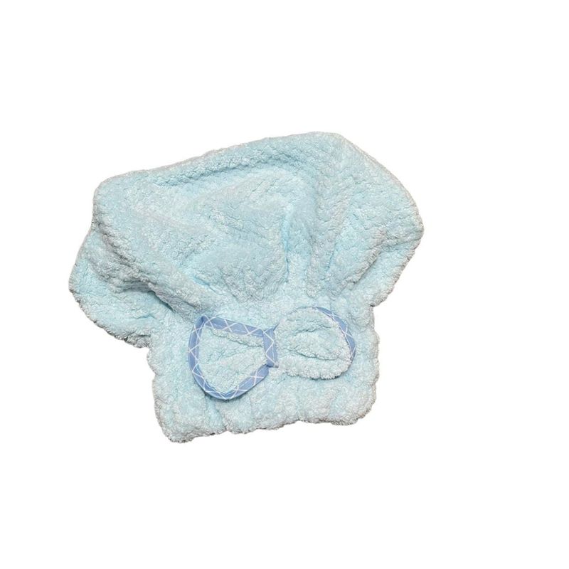 GENERICO - Gorro Toalla Para Secar Cabello Ducha - CELESTE