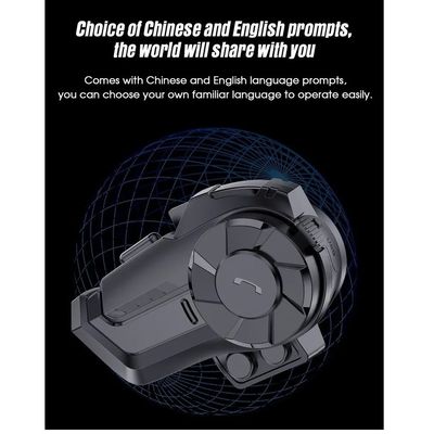 Imagen 2 del producto Intercomunicador De Casco Bluetooth 2 Herlmet Intercom