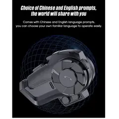 GENERICO - Intercomunicador 2 Helmet Casco Moto Bluetooth