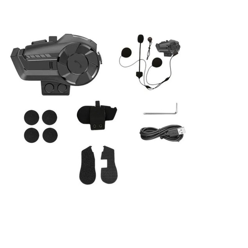 GENERICO - Intercomunicador Casco Moto 2 Helmet Bluetooth
