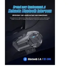 GENERICO - Intercomunicador Bluetooth Casco Moto 2 Helmet Intercom