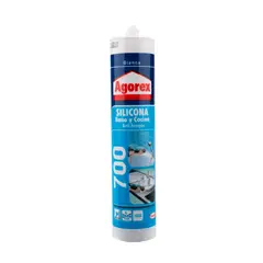 HENKEL - Silicona Sellante Profesional Blanco Agorex 700 300Ml