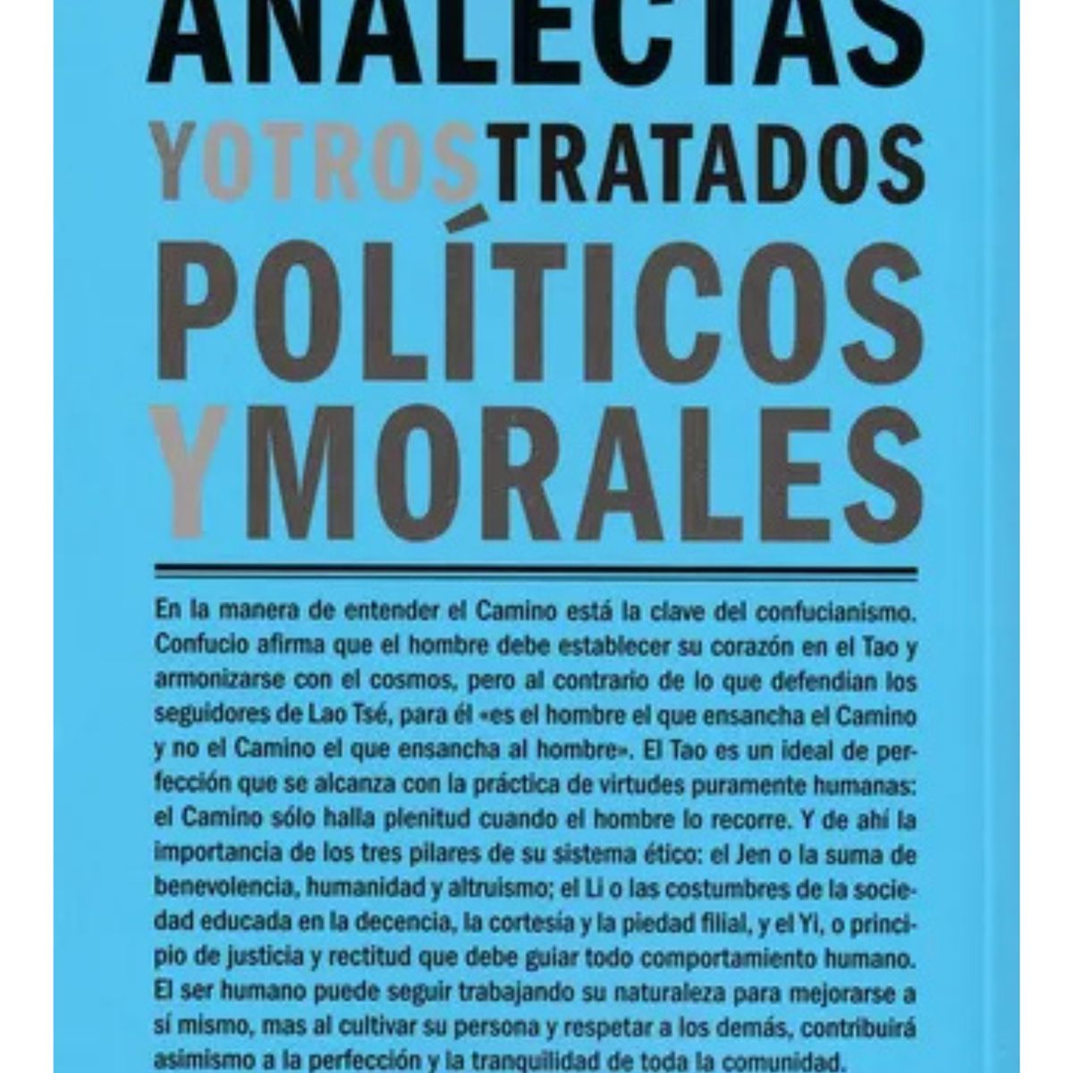 EDITORIAL BIBLOK - Analectas Y Otros Tratados Políticos Y Morales