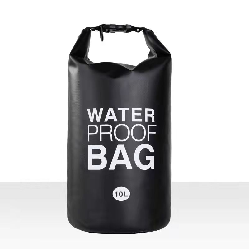 CRUSEC - Bolsa Flotante Pvc 10l Impermeable Para Camping Negro