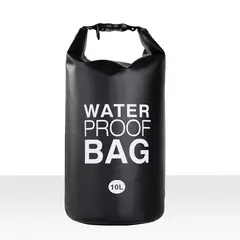 CRUSEC - Bolsa Flotante Pvc 10l Impermeable Para Camping Negro