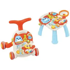 GENERICO - Juguete Andador Y Mesa 2 En 1 Para Bebes Con Luz Y Sonidos