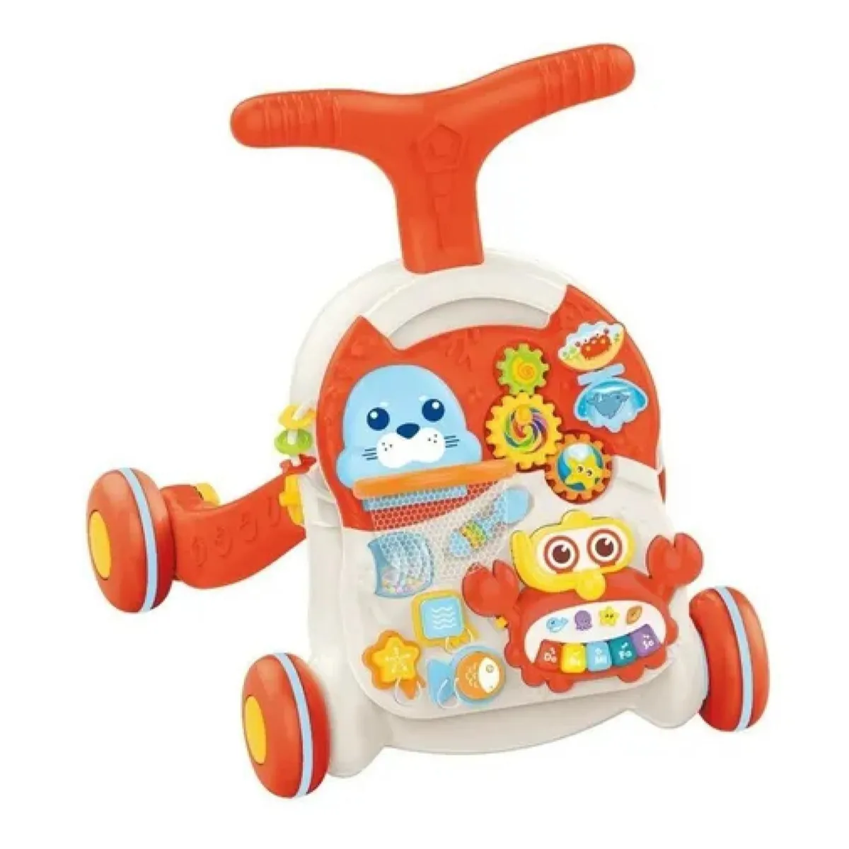 GENERICO - Juguete Andador Y Mesa 2 En 1 Para Bebes Con Luz Y Sonidos