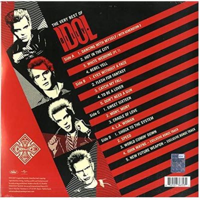 Imagen 2 del producto BILLY IDOL-THE VERY BEST IDOLIZE YOURSELF 2LP-VINILO