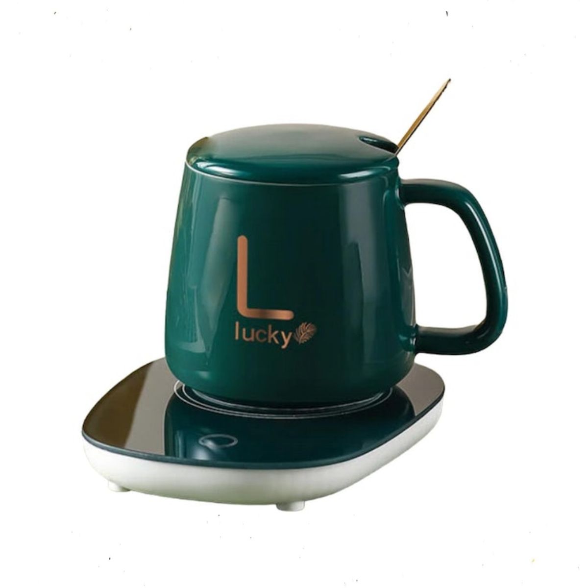 GENERICO - TAZA DE CAFE MUG CON CALENTADOR ELECTRICO INTELIGENTE VERDE