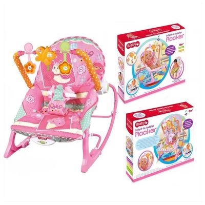 Imagen 2 del producto Juguete Silla Mecedora Vibradora Musical Rosado Infantil