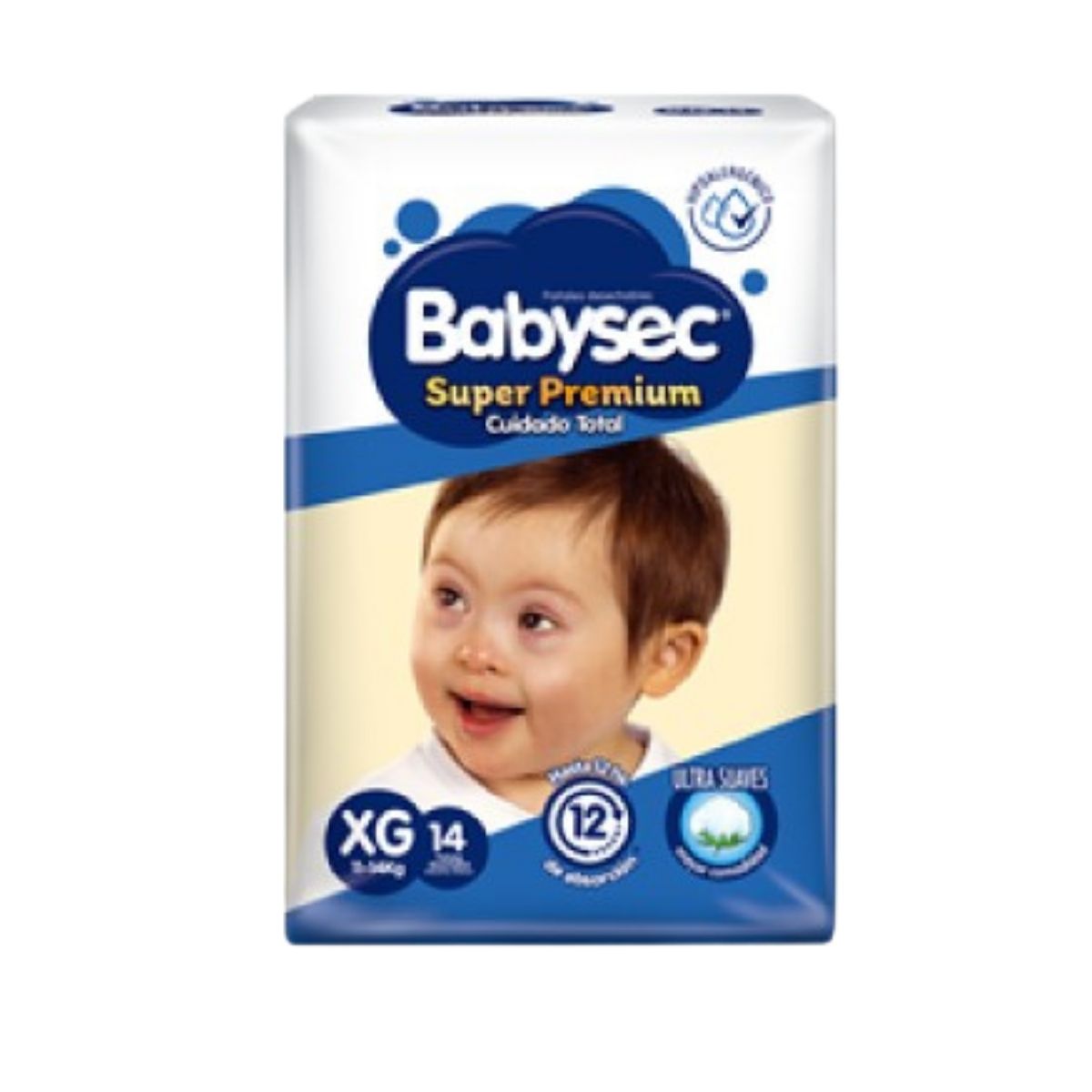 BABYSEC - Babysec Pañales Desechables Super Premium Talla Xg / 14 Un
