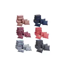 GENERICO - Organizador Set 6 Bolsa De Almacenamiento Equipaje Maleta Celeste
