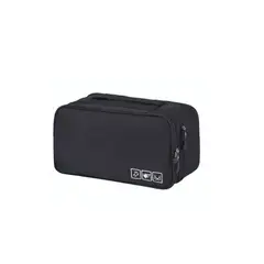 GENERICO - Bolsa Organizador Viaje Para Ropa Interior Personal Negro