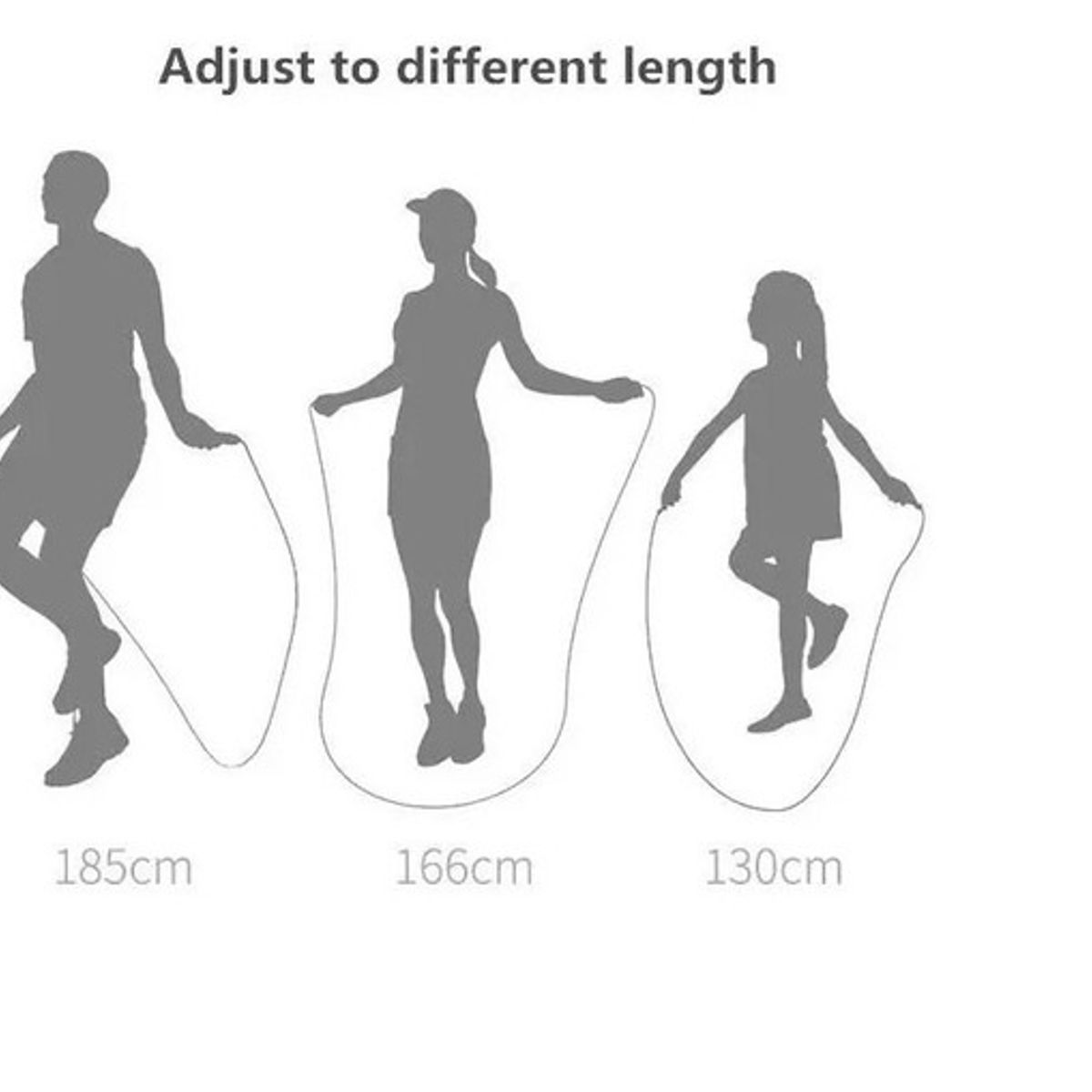 GENERICO - Cuerda Para Saltar Velocidad 3 Metros Ajustable