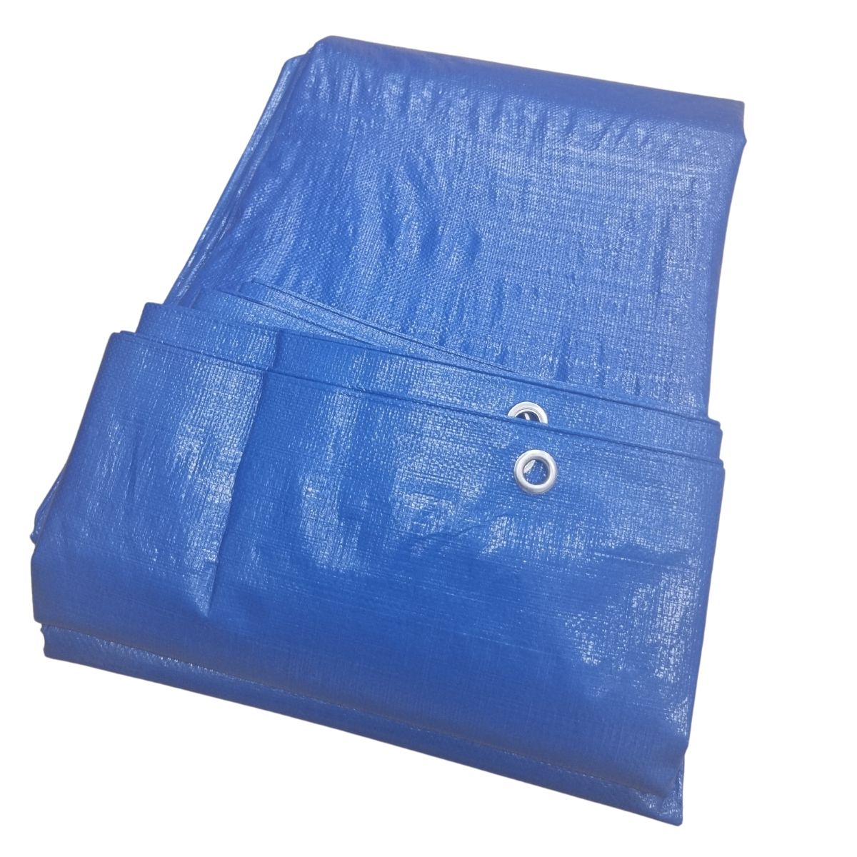 SOMBRATEC - Lona piso carpa azul-plata.  5x7 metros