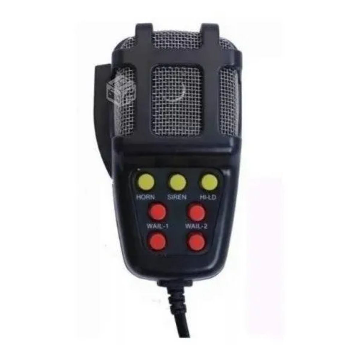 GENERICO - Bocina Policial Sirena Carabinero 7 Tonos Megafono 100w 12v