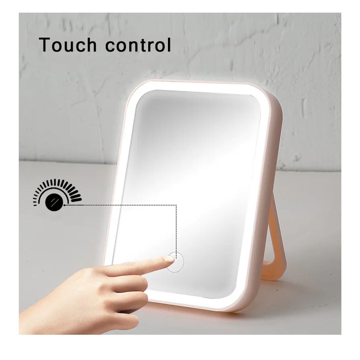 GENERICO - Espejo Led Portátil Touch