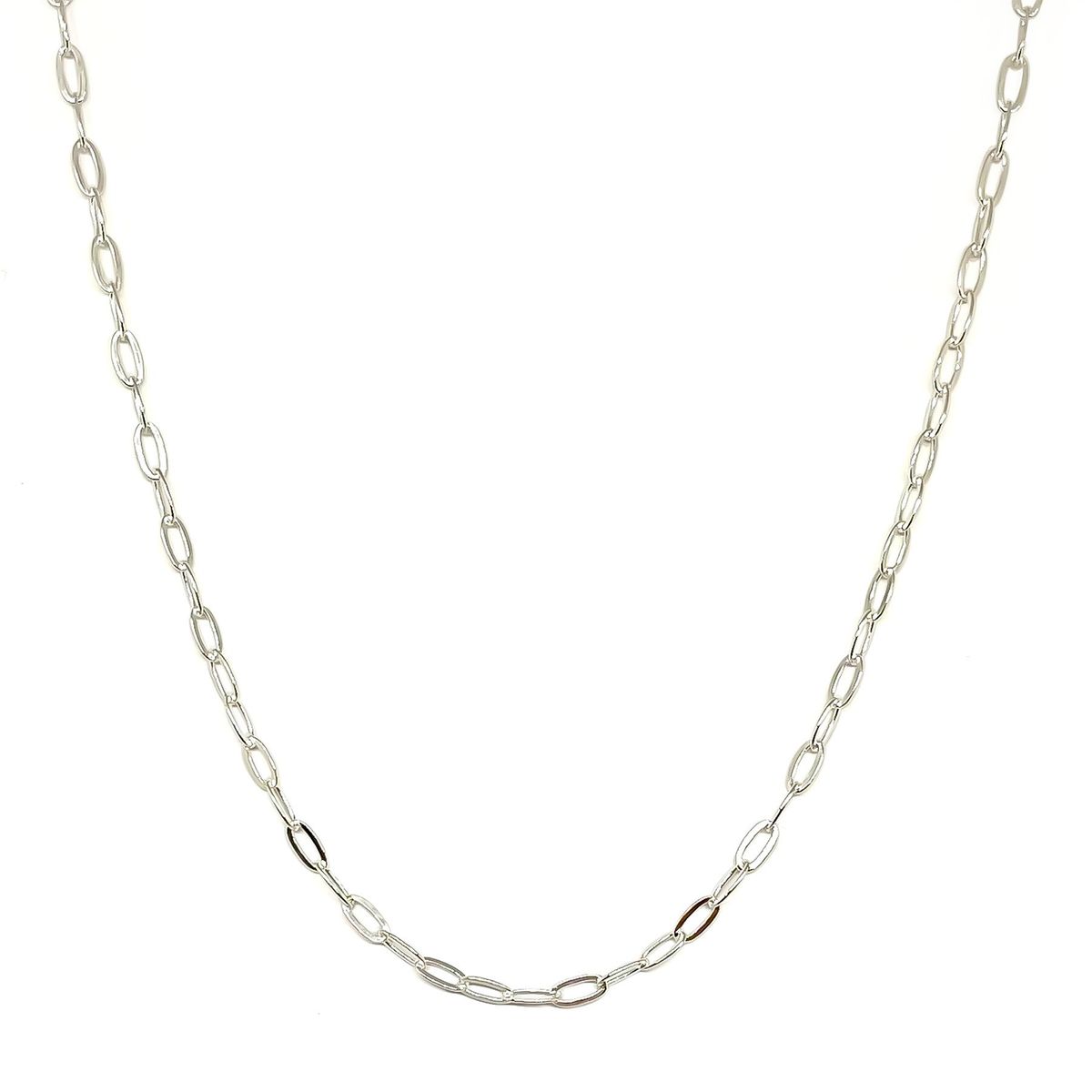 ANDREA COGGIOLA JOYAS - Cadena Eslabón Alargado 6x3mm Plata Fina 925