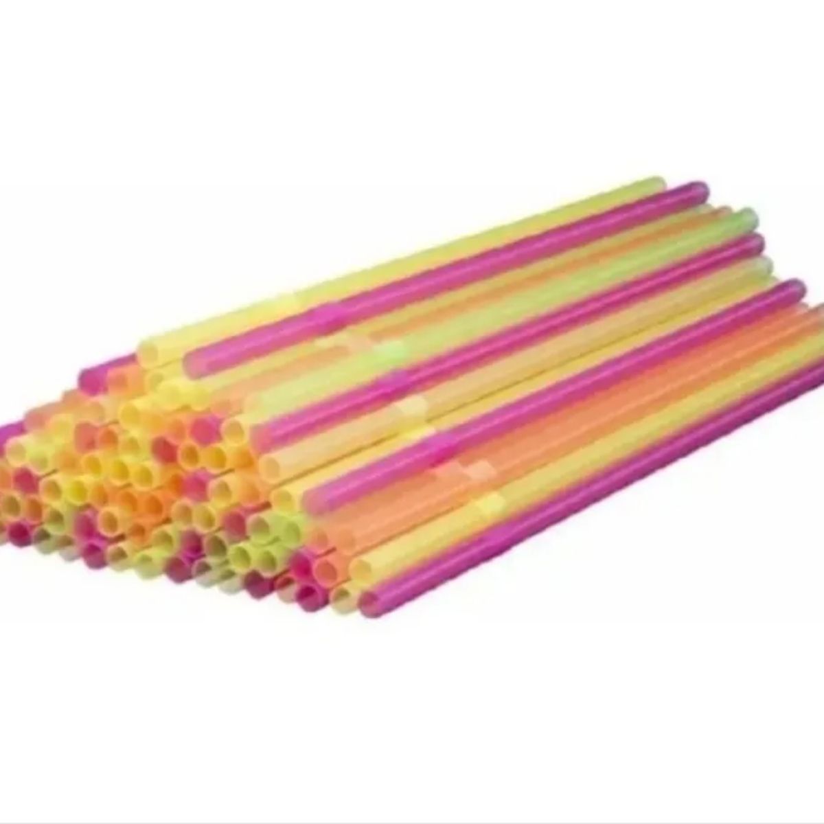 GENERICO - 100 Bombillas Surtidas Sorbetes, Pajillas Tik-tok