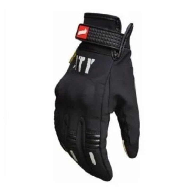 MADBIKE - Guantes Moto Frio Madbike City Touch Con Protección Negro